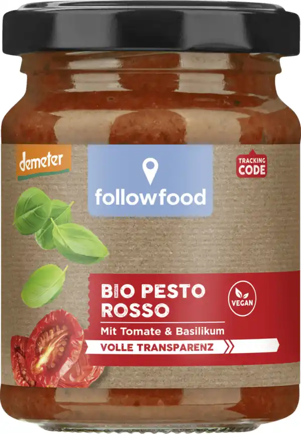 Bild 1 von followfood Bio Pesto Rosso, 130 g