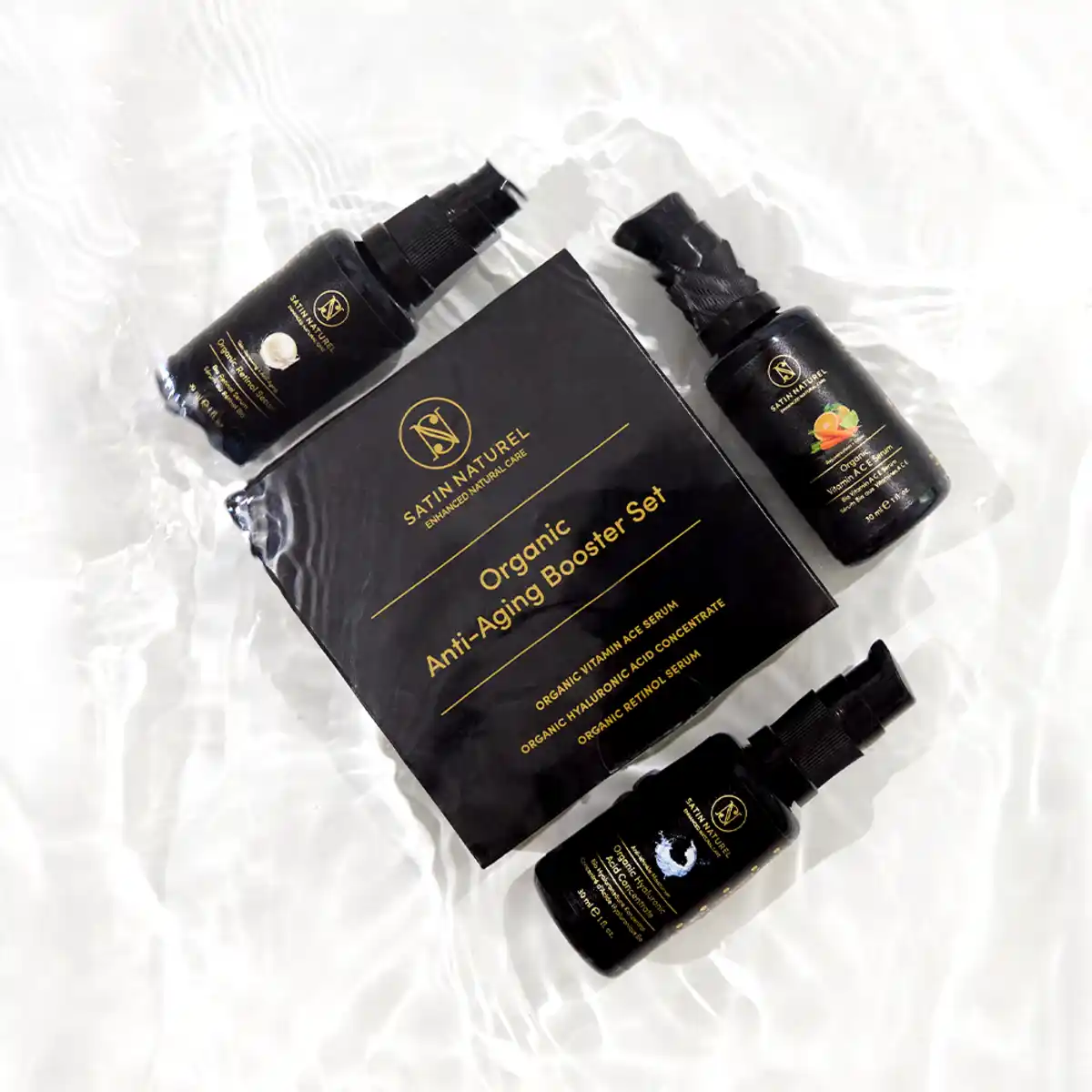 Bild 3 von Satin Naturel Organic Anti-Aging Booster Set, 90 ml