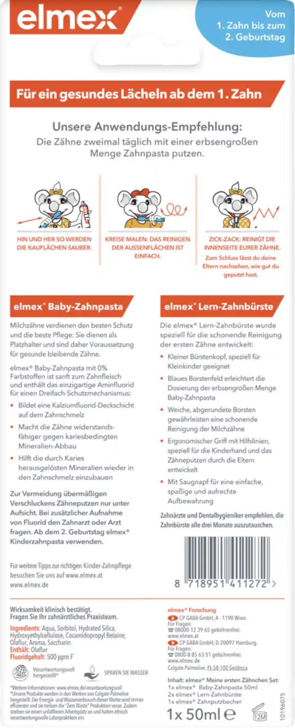 Bild 2 von elmex Zahnpflege-Erstausstattung Meine ersten Zähnchen