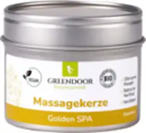 GREENDOOR Massagekerze Golden Spa, 100 ml