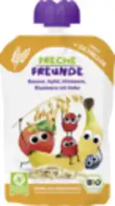 Freche Freunde Bio Quetschie Banane, Apfel, Himbeere, Blaubeere mit Hafer, 100 g