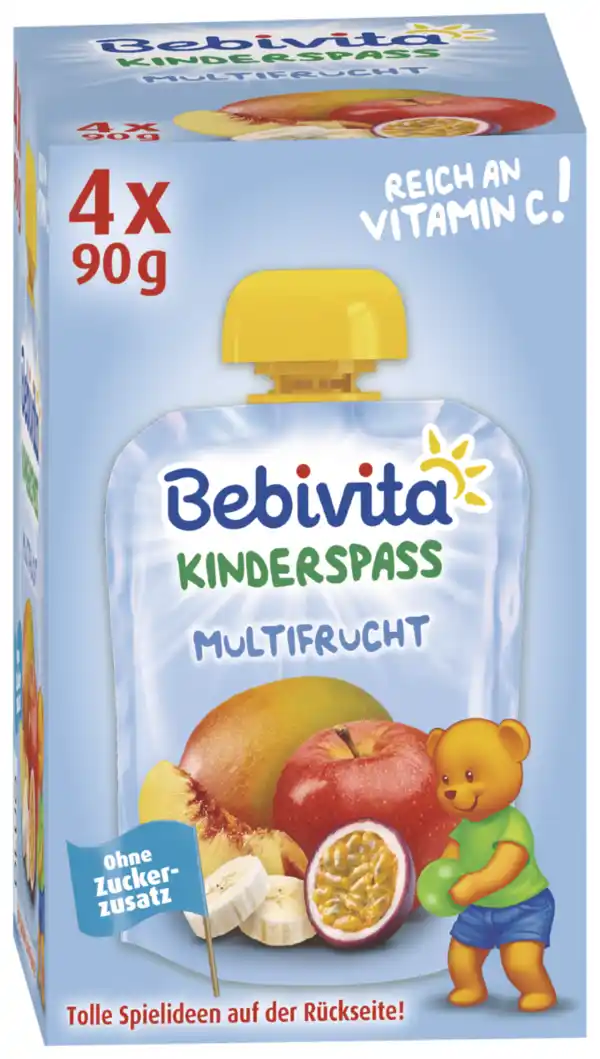 Bild 1 von Bebivita Kinder Spaß Multifrucht, 360 g