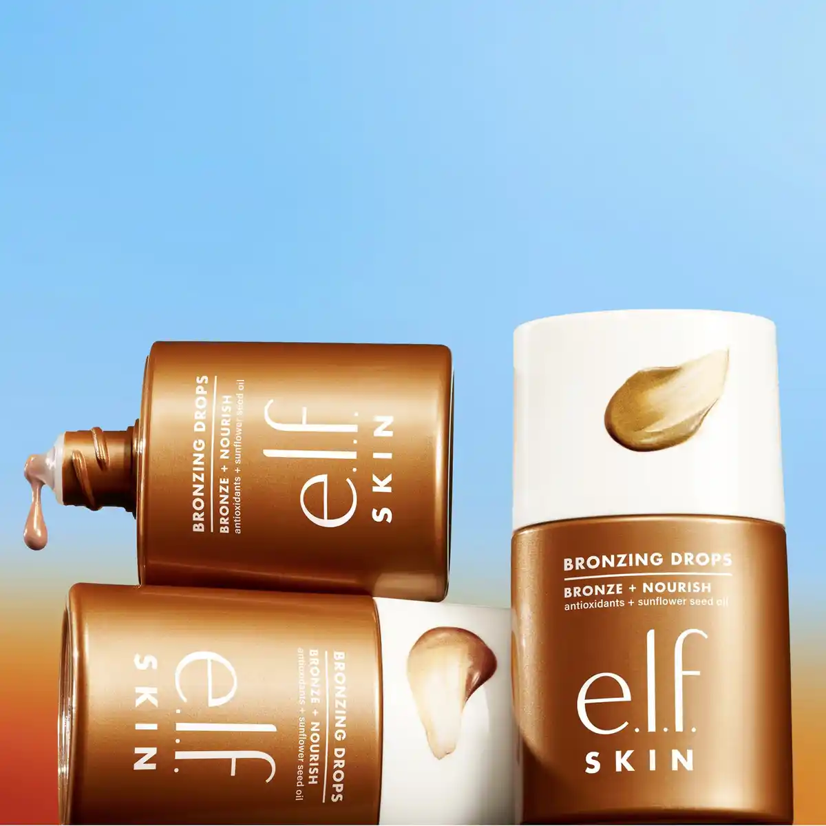Bild 3 von e.l.f. Cosmetics Bronzing Drops Copper Gold, 30 ml