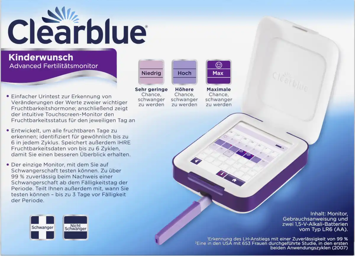Bild 3 von Clearblue Fertility Fertilitätsmonitor Advanced