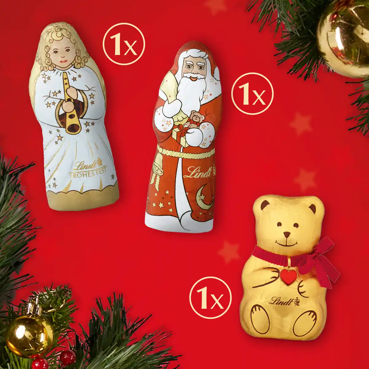 Bild 2 von Lindt Weihnachts-Tradition Adventskalender 2024, 253 g