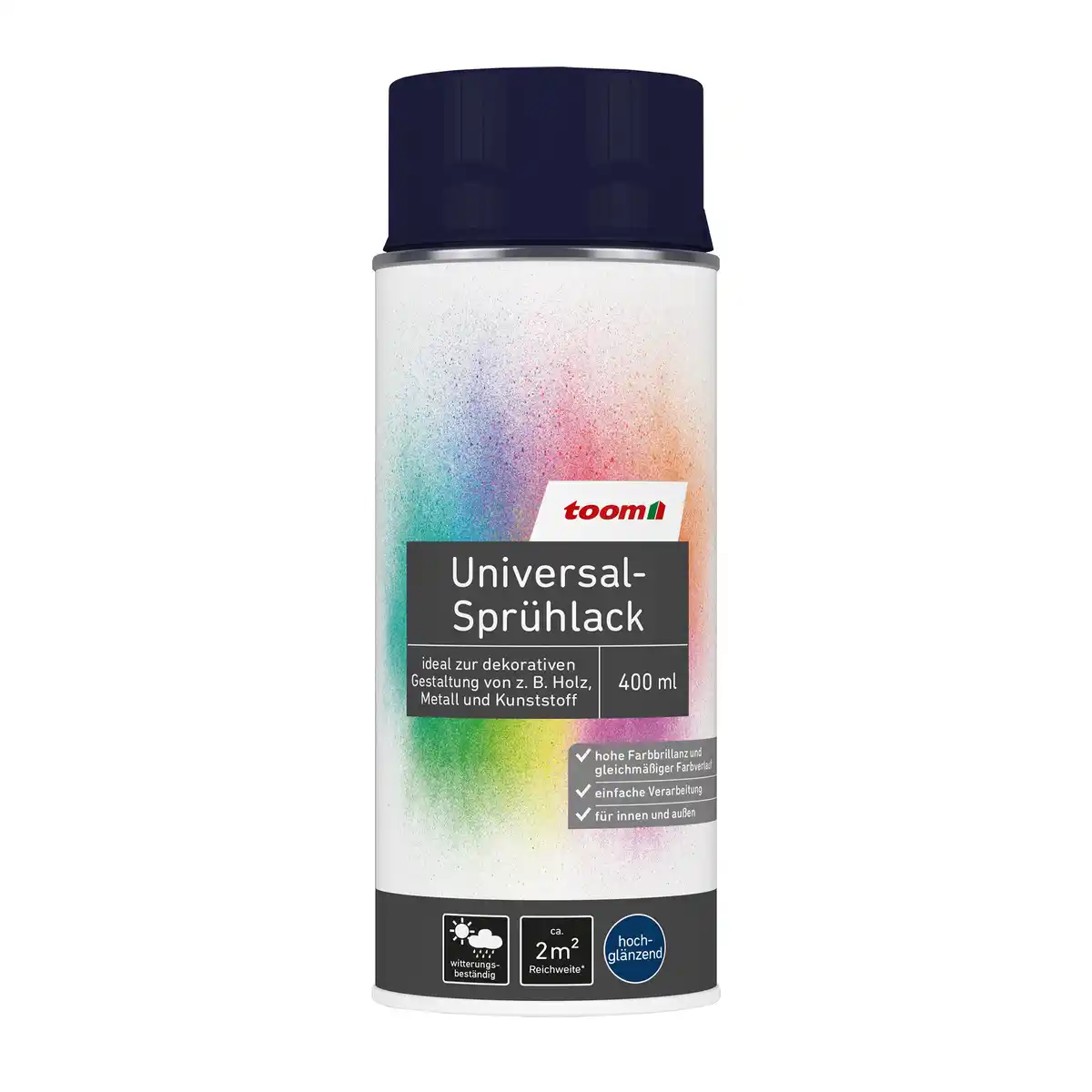 Bild 1 von toom Universal-Sprühlack marineblau glänzend 400 ml