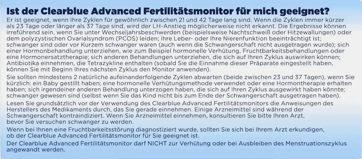 Bild 2 von Clearblue Fertility Fertilitätsmonitor Advanced
