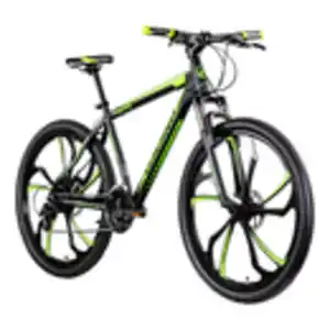 Galano Primal Mountainbike 27,5 Zoll für Jugendliche und Erwachsene 165 - 185 cm Jugendfahrrad MTB Hardtail Fahrrad 24 Gänge Mountain Bike 650B... 48 cm, schwarz/grün