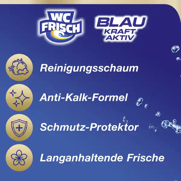 Bild 3 von WC FRISCH Blau Kraft-Aktiv Duftspüler Ozeanfrische, 50 g