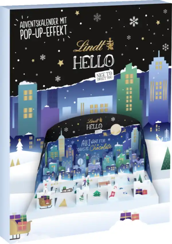 Bild 1 von Lindt HELLO Adventskalender 2024, 235 g