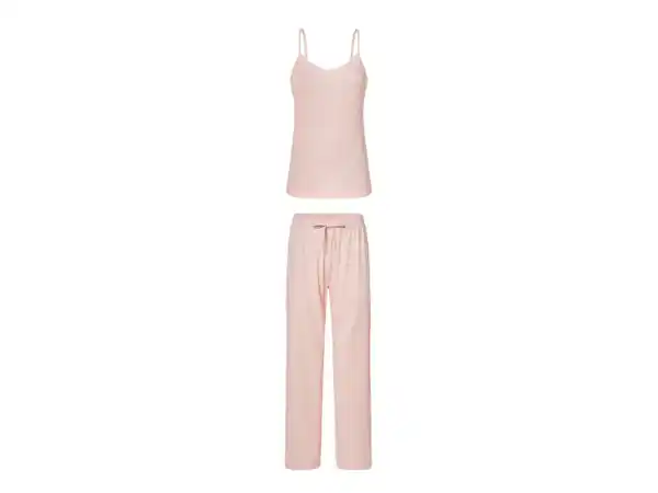 Bild 2 von esmara® Damen Pyjama, mit Spitze