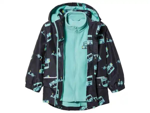 Bild 3 von lupilu® Kinder 3-in-1-Allwetterjacke, 2-tlg. mit Fleece