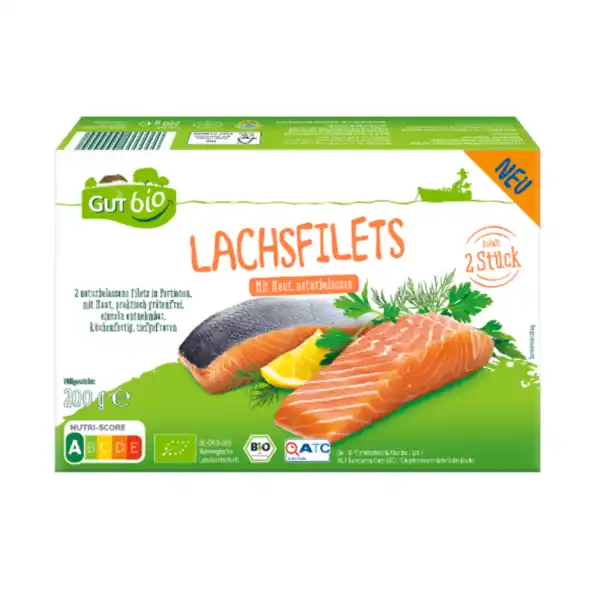 Bild 1 von GUT BIO Bio-Lachsfilet 200g