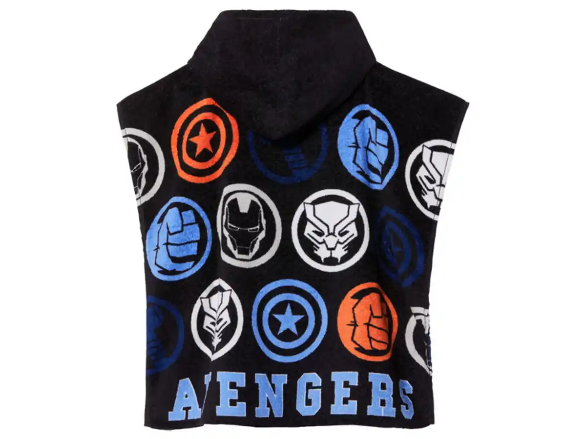 Bild 2 von Kinder Badeponcho mit Kapuze, 60 x 120 cm