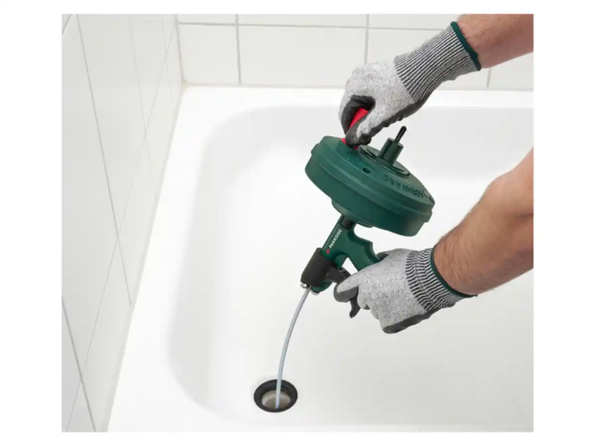 Bild 4 von PARKSIDE® Rohrreinigungsspirale, mit Handkurbel