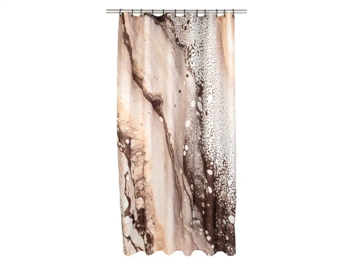 Bild 3 von LIVARNO home Duschvorhang, inkl. Ösen und Befestigungsringe, 180 x 200 cm