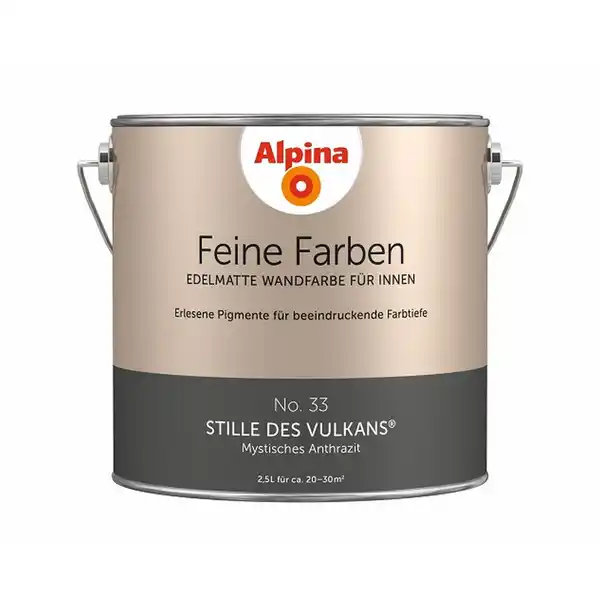 Bild 1 von Alpina Feine Farben 'Stille des Vulkans' anthrazitgrau seidenmatt 2,5 l