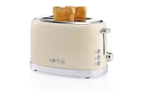 Bild 3 von SILVERCREST® KITCHEN TOOLS Doppelschlitz-Toaster »EDS Chrom Retro 1973 STR 980 B2«, mit Elementen in Retro-Optik
