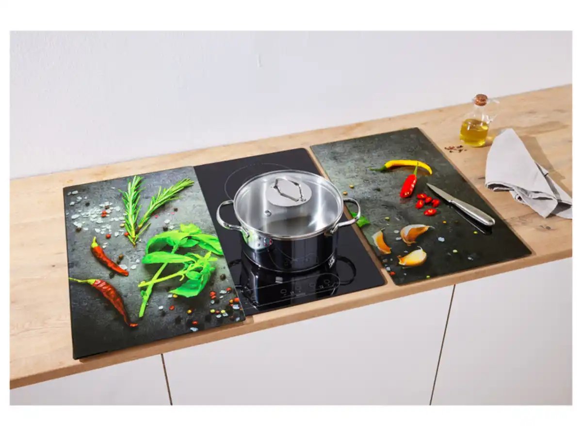 Bild 2 von LIVARNO home Glas-Herdabdeckplatten, 2 Stück