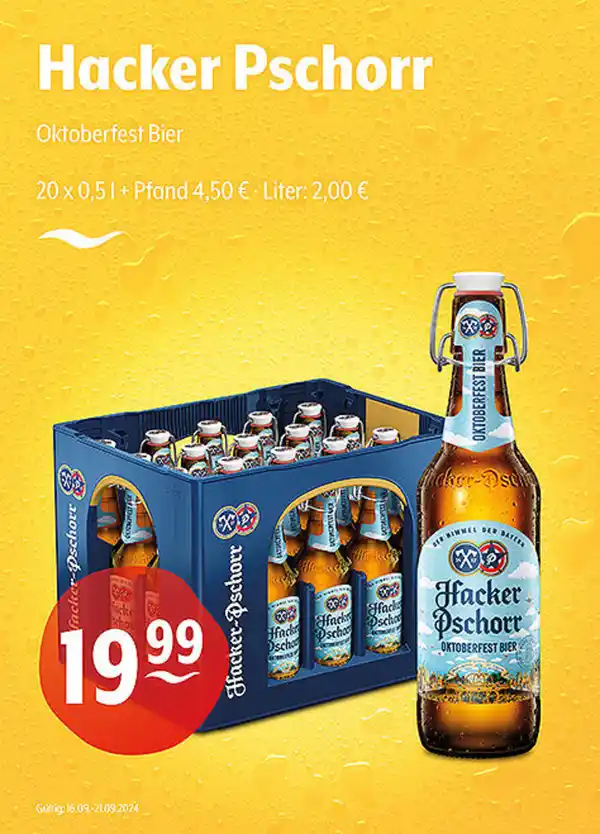 Bild 1 von Hacker Pschorr Oktoberfest Bier