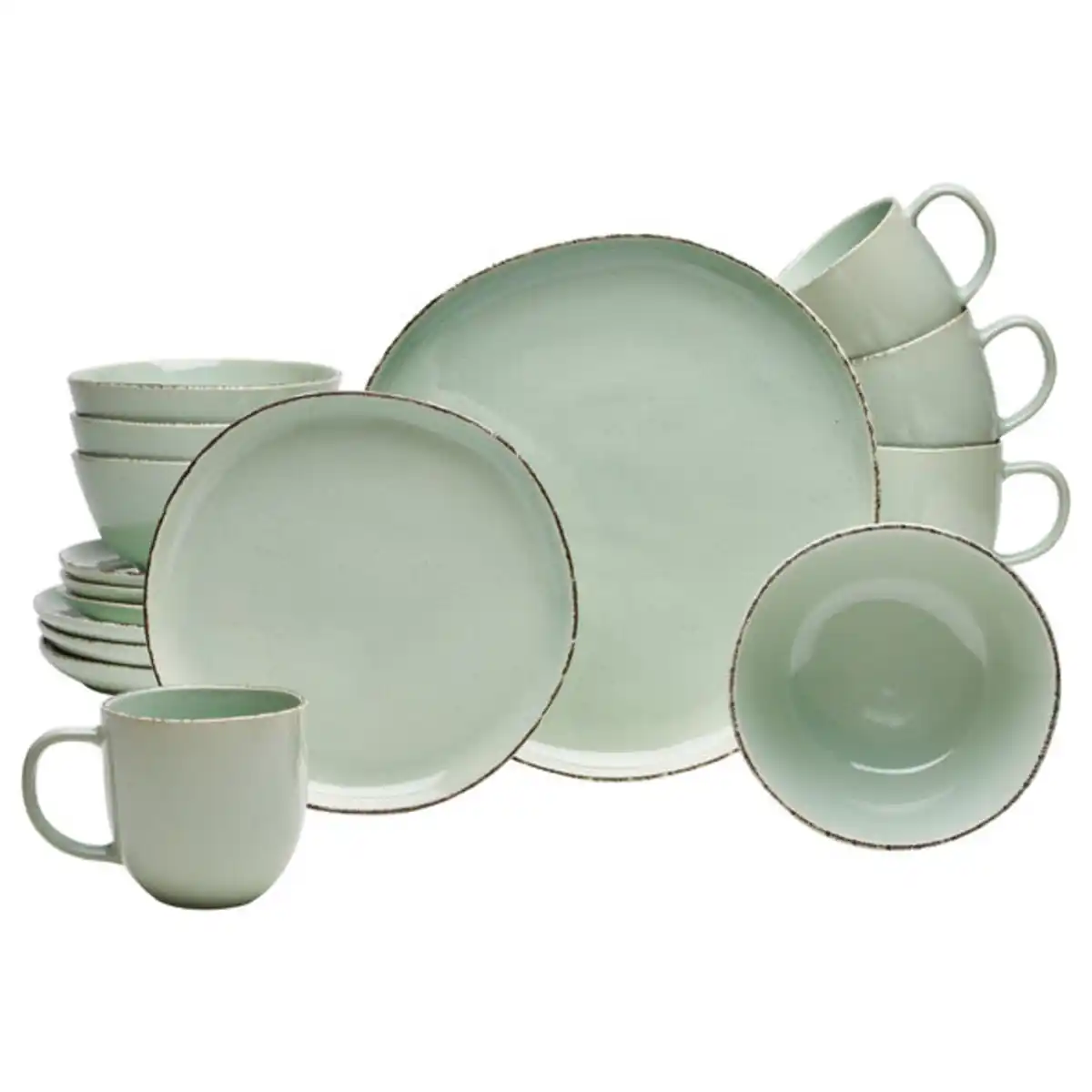 Bild 1 von Kombiservice Urban, grün, 16-tlg.