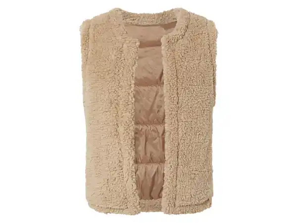 Bild 2 von esmara® Damen Sherpa-Weste, gerade geschnitten