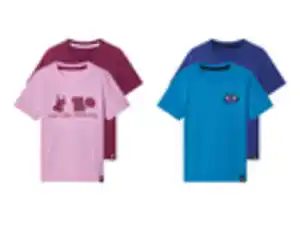 lupilu® Kleinkinder Funktionsshirts, 2 Stück, mit Baumwolle