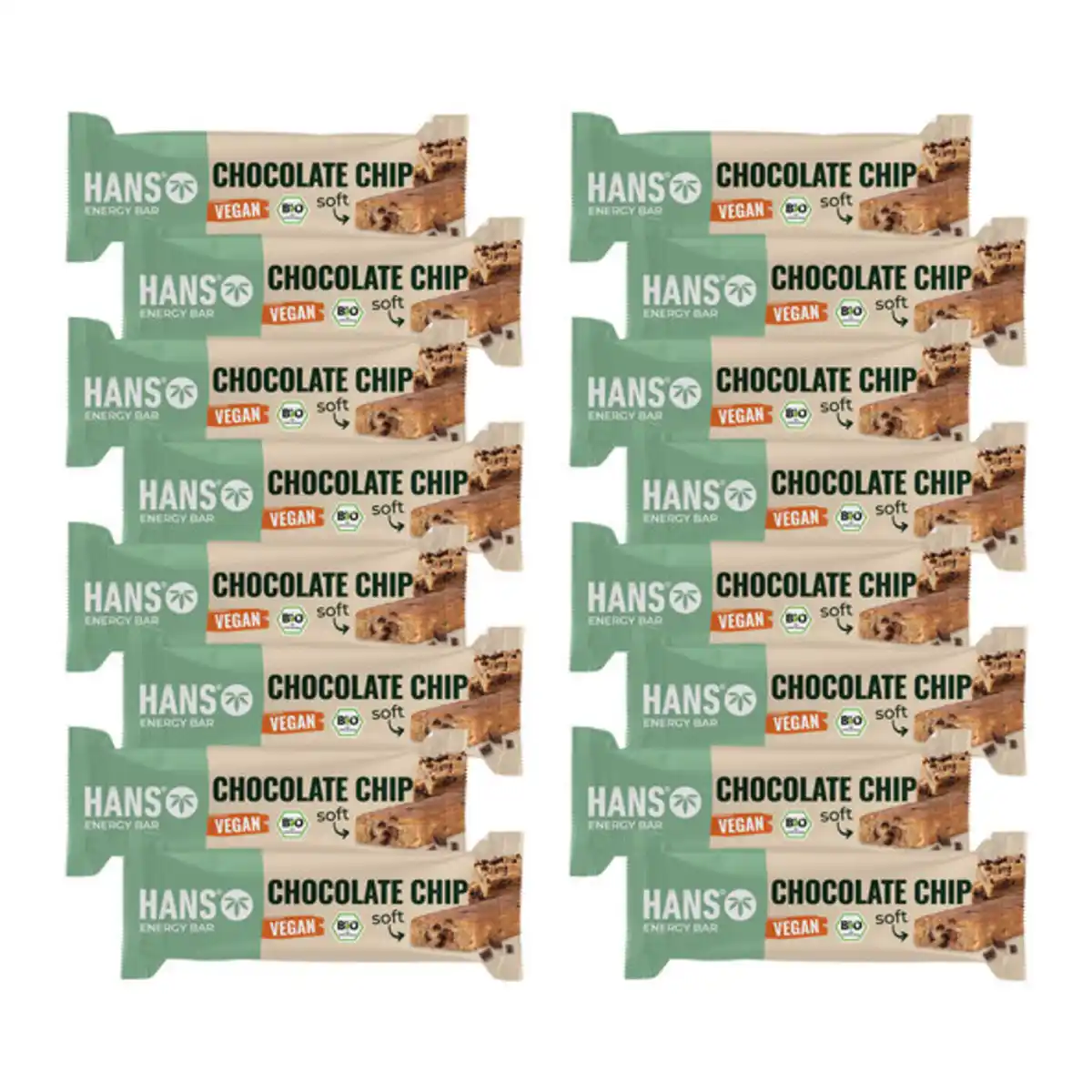 Bild 1 von Vegane Bio Oat Bar, Chocolate Chip, 16er Set (16 x 35g = 560g)