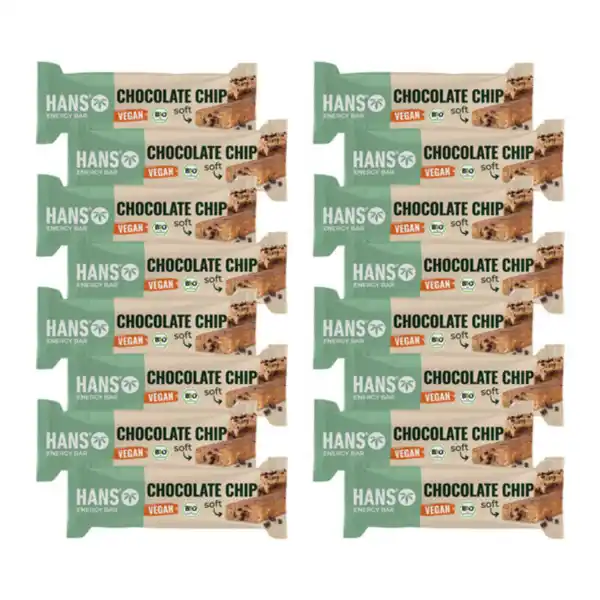 Bild 1 von Vegane Bio Oat Bar, Chocolate Chip, 16er Set (16 x 35g = 560g)