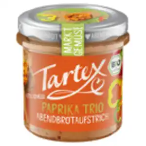 TARTEX Bio-Brotaufstrich 140 g, Paprika Trio