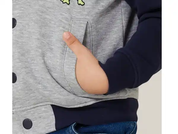 Bild 4 von lupilu® Kleinkinder Collegejacke in Sweat-Qualität