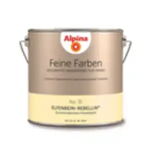 Alpina Feine Farben 'Elfenbein Rebellin' pastellgelb matt 2,5 l