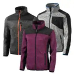 PRO Damen Arbeits- Strickfleece Jacke