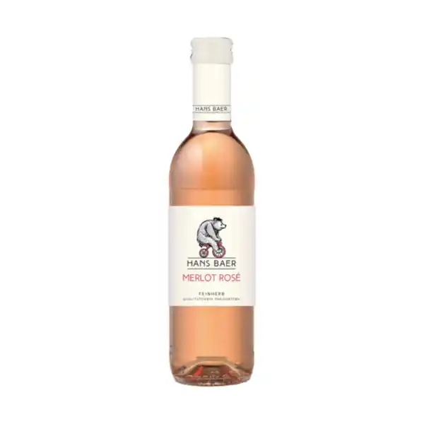 Bild 1 von Merlot Rosé feinherb Rheinhessen QbA, 12 Flaschen à 0,25 l