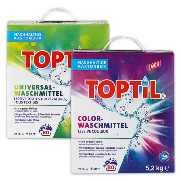 Bild 1 von Toptil Universal-/ Colorwaschmittelpulver