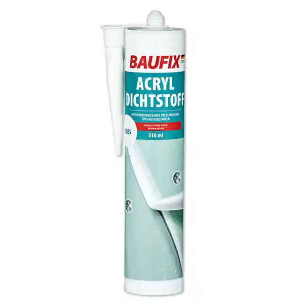 Bild 1 von Baufix Acryl Dichtstoff Weiß