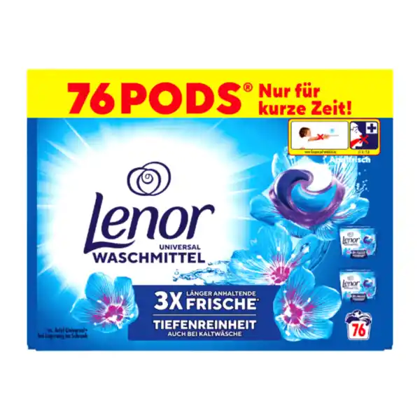 Bild 1 von LENOR All-in-1-Pods Color-Waschmittel Aprilfrisch 20,1g