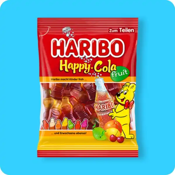 Bild 1 von HARIBO Fruchtgummi Happy Cola