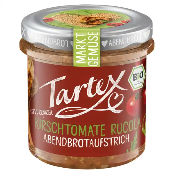 Bild 1 von TARTEX Bio-Brotaufstrich 140 g, Kirschtomate Rucola