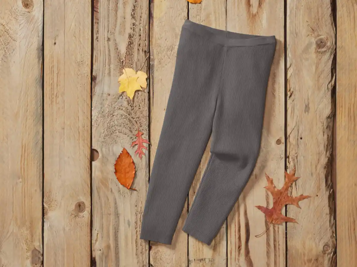 Bild 3 von lupilu® Kleinkinder Strickleggings mit Baumwolle
