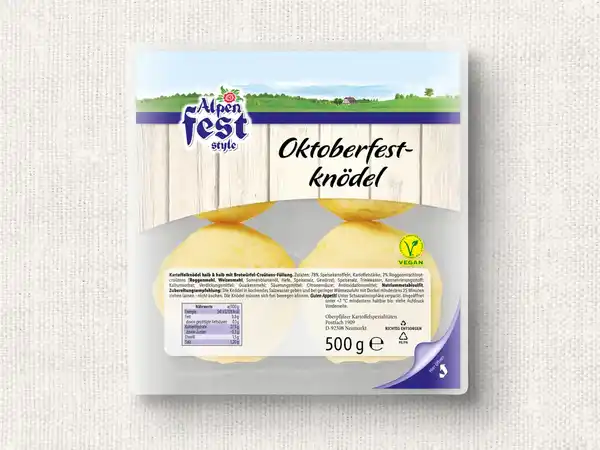 Bild 1 von Alpenfest Oktoberfestknödel,  500 g