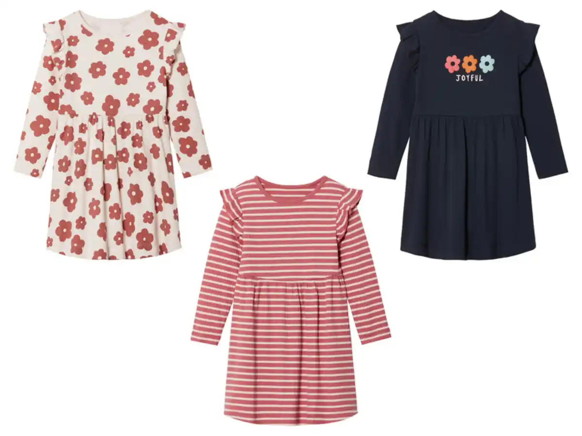 Bild 1 von lupilu® Kleinkinder Kleid in modischer Ripp-Qualität