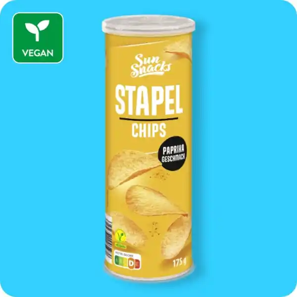 Bild 1 von SUNSNACKS Stapelchips, versch. Sorten