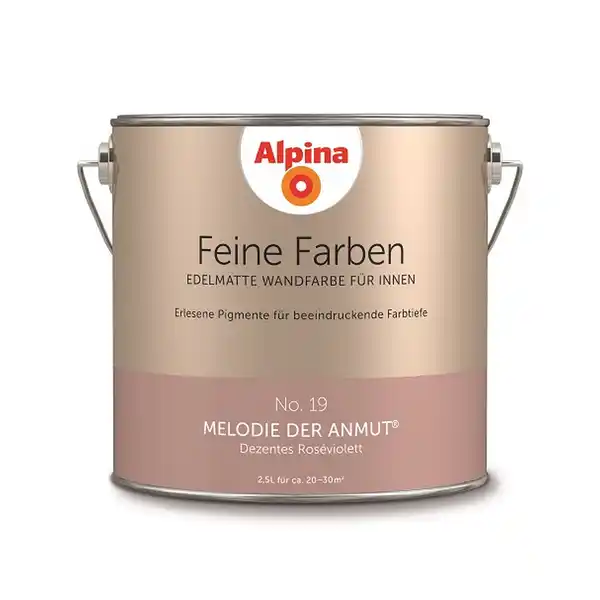 Bild 1 von Alpina Feine Farben 'Melodie der Anmut' altrosa matt 2,5 l