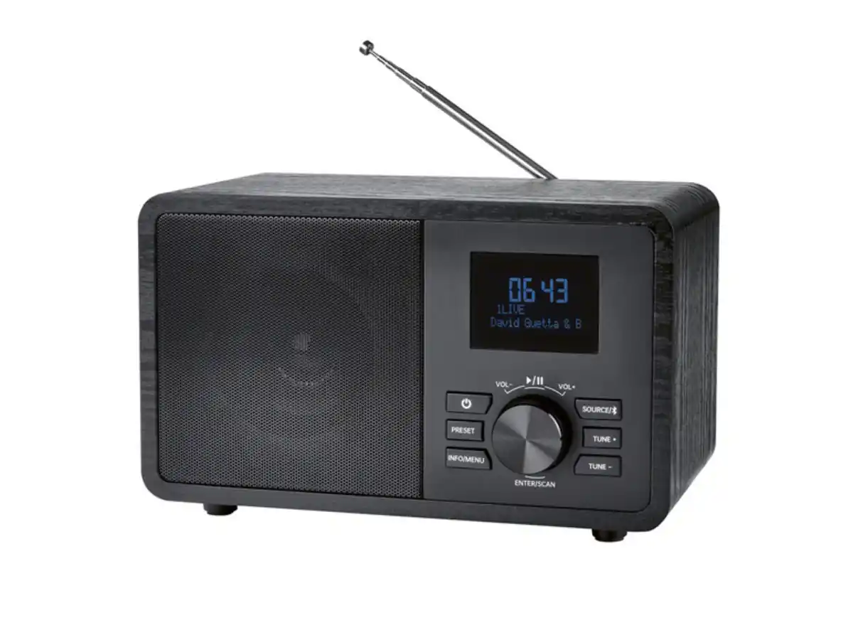 Bild 2 von SILVERCREST® DAB+-Bluetooth®-Radio, in Holz-Optik