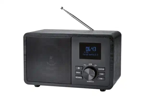 Bild 2 von SILVERCREST® DAB+-Bluetooth®-Radio, in Holz-Optik