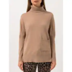 STEFFEN SCHRAUT Pullover, 1/1-Arm Rollkragen Rippendetails Oversize - leger weit