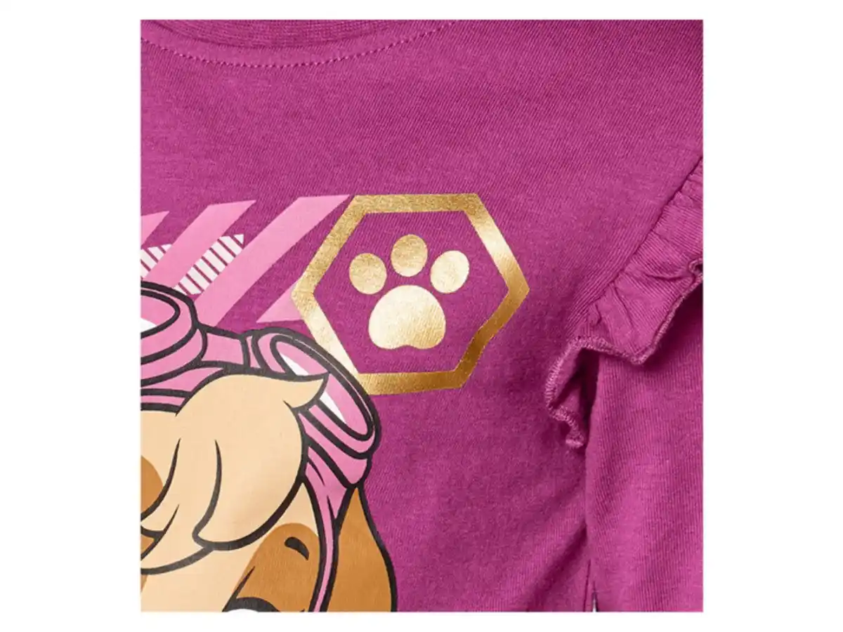 Bild 4 von Kleinkinder Langarmshirt mit Rundhalsausschnitt