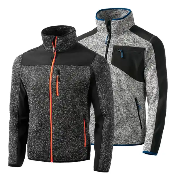 Bild 3 von PRO Damen Arbeits- Strickfleece Jacke