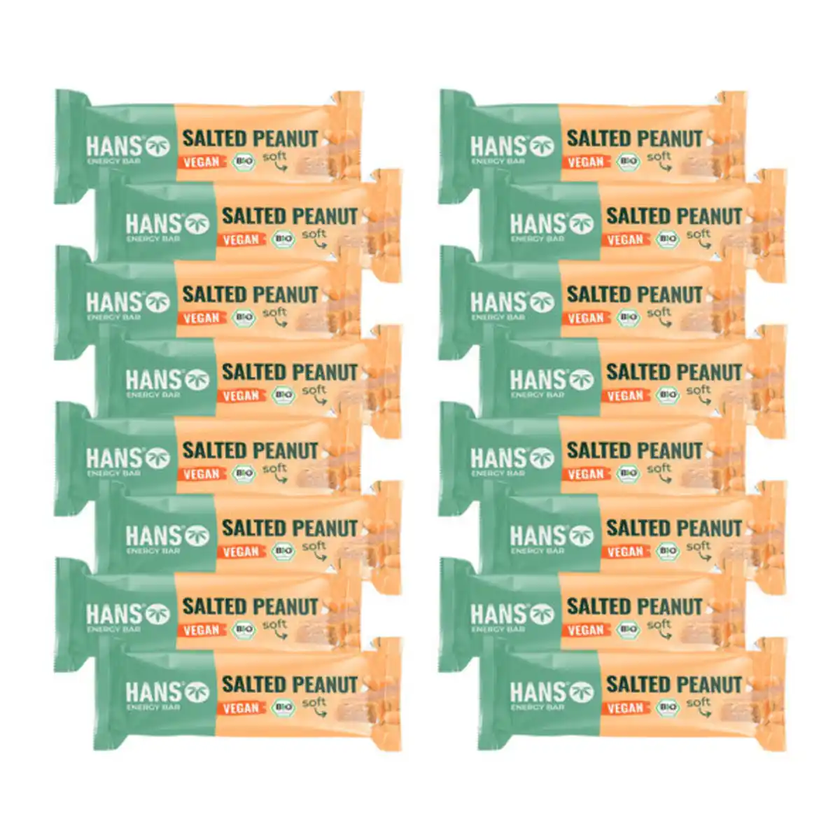 Bild 1 von Vegane Bio Oat Bar, Salted Peanut, 16er Set (16 x 35g = 560g)